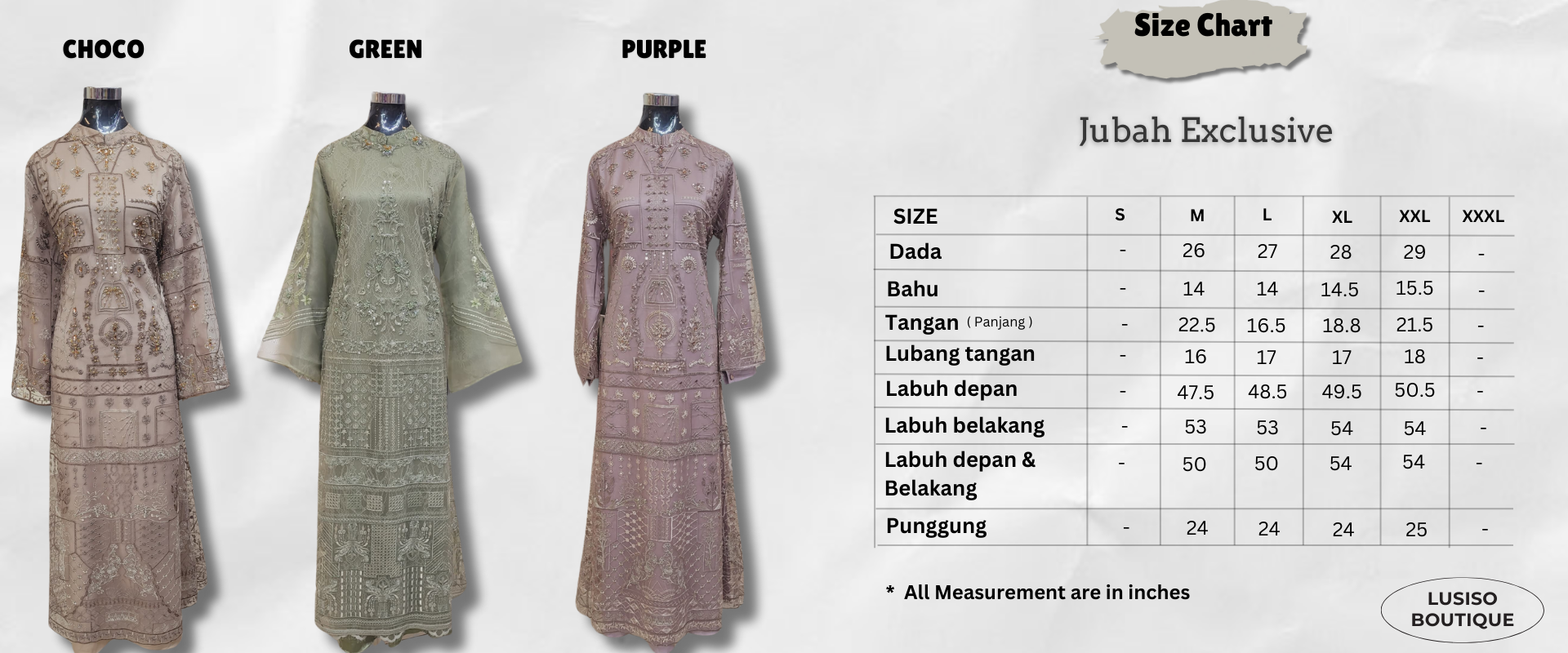 Jubah Exclusive